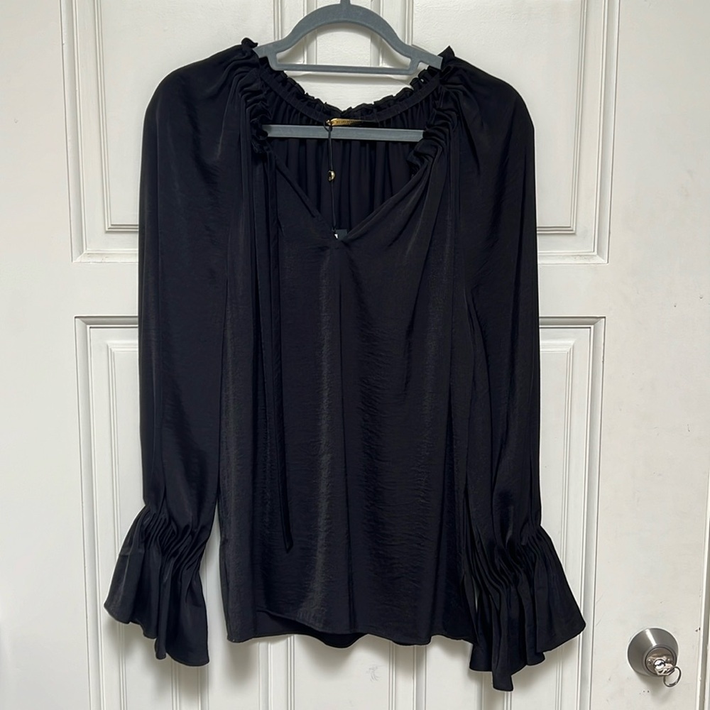 Silk Black Top Kobi Halperin